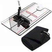 Upgrade Golf Putting Mirror, Portable Putting Aid, Professional Golf Training