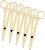 Ipetboom 5pcs Piercing Circular Forceps Pliers for Body Piercing Joint Pliers Piercing Pliers Piercing Clamps Beige