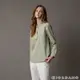 GIORDANO 女裝簡約亨利領襯衫 - 56 沼澤綠