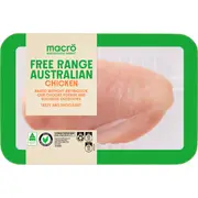 Macro RSPCA Approved Chicken Breast Free Range Single 300g