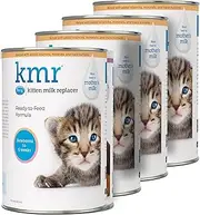 PetAg KMR Kitten Milk Replacer Liquid - Growing Kittens or Adult Cat - 11 fl oz Can (4 Pack)