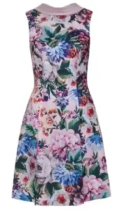 REVIEW Belle Fluer Dress Size 6 Beautiful Pink Floral BNWT $289 RRP