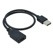 USB A 2.0 Male to Type E (Type C Front End) Panel Connector Wire Line Data Cable