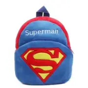 22cm cartoon plush toy backpack Superman image backpack children