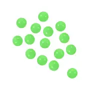 100Pcs 3mm Plastic Round Glow Fishing Beads with Storage Box Green