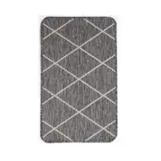 Chino Silver Grey Ivory Rug 67 X 120