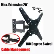 HD 4K TV Wall Mount Articulating Full Motion Swivel Arm Tilt for Samsung Vizio