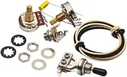 rockible Potentiometer Prewired Wiring Harness,Metal,Prewired Volumes Tone Control Wiring Harness,with 6.35 Output,Replacement