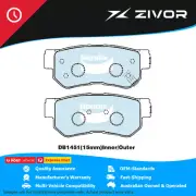 New Genuine BENDIX Rear Brake Pads Set - General CT For Hyundai #DB1451GCT (for: Hyundai)