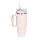 40 Oz Tumbler With Handle Straw Insulated, Stainless Steel BPA FREE New