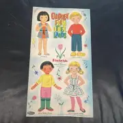 1961 Uncut Paper Doll Book - Whitman - Children From Other Lands # 2090