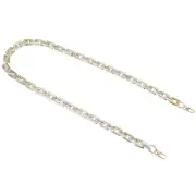 Purse Chain Strap, 47.2 Inch Acrylic Strap Replacement for Handbag, Gray