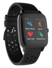 Smartwatch Dynamic Heart Rate, Temperature, Blood Oxygen, Blood Pressure Monitor