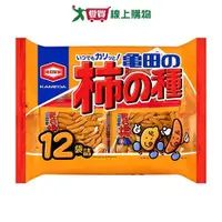 在飛比找Yahoo奇摩購物中心優惠-龜田12袋柿種米果360g【愛買】