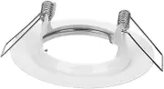 Angoily White Recessed Light Trim Cover Frame 50 Mm Cutout Durable and Secure Fits Multiple Spotlight Bulbs
