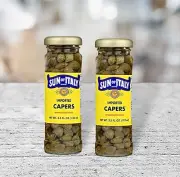 2 Sun of Italy Brand Imported Capers ~An Old Family Recipe~3.5.fl.oz~ 2 Jars