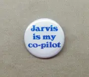 Jarvis is my Co-Pilot 1.25” Magnet AI Tony Stark Avengers Meme Repro