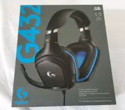 Logitech G432 DTS X 7.1 Surround Sound Wired Gaming Headset Black