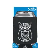 Owl - Funny Novelty Stubby Holder With Base