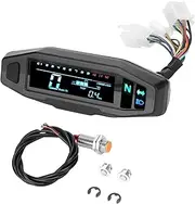 Digital Motorcycle Meter Speedometer Tachometer Easy Button Input Control Digital Motorcycle Speedometer ABS Universal