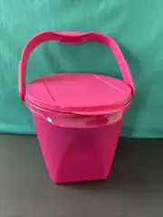 Tupperware Bucket Jug Container With Handle 12.5 cup/ 5L On The Go Magenta Pink
