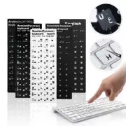 English Arabic Alphabet Layout Keyboard Stickers Russian Letter Spanish