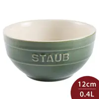 在飛比找PChome24h購物優惠-Staub 餐碗 綠色 12cm