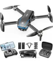 PLEGBLE PL - 516 Foldable Drone with Camera 4K for Adults Kids, Brushless Motor
