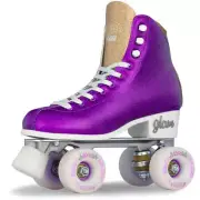 Crazy Skates GLAM PURPLE Glitter Quad Rollerskates Women Ladies Girl Size Roller
