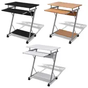 Compact Computer Desk with Pull-out Keyboard Study Office Multi Colours vidaXL