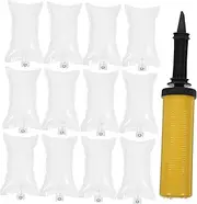 ROMISBABA 1Set Inflatable Air Bags for Packing of Practical Air Pillows with Pump Cushion Bags for Protecting Wine Bottles Fruits More During Shipping