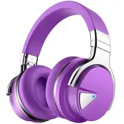 NWT Silensys Unisex E7 Active Noise Cancelling Bluetooth Headphones - Purple