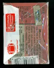 1987 Topps FB unopened cello pack (28 cards) Marcus Allen showing - MINT