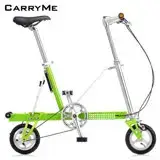 CarryMe SD 8吋充氣胎單速鋁合金折疊車-綠茶青