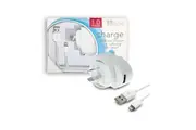 Aerpro 2.4A AC USB Wall Charger w 1m Lightning MFI-Certified Cable for iPhone WH