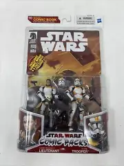 Star Wars Comic Packs #10 Clone Trooper Lieutenant And Clone Trooper Sealed