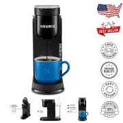 Single Serve Coffee Maker - 3 Brew Sizes, Strong Button, 42oz Reservoir in Black