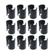 Plastic Wire Shelf Lock Clips Sleeve Shelf Clamp Shelving Accessory for Wood ...