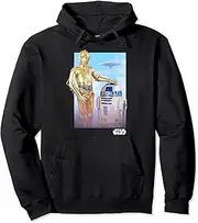 [STAR WARS] R2-D2 C-3PO Classic Portrait Pullover Hoodie