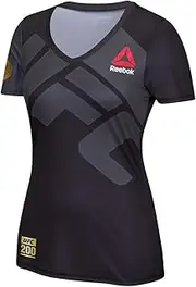 Reebok UFC 200 UFC Women's Black Fight Kit World Champion Walkout Jersey CC6427 (X-Large)