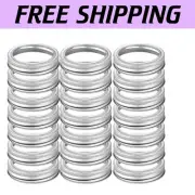 Reusable Mason Jar Lids for Fresh Food Preservation - 84 Pcs Regular Mouth