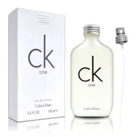 在飛比找PChome24h購物優惠-Calvin Klein CK One 中性淡香水 100M