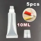 10ML Makeup Clear Plastic Containers Tools Tubes Refillable Lip Gloss Balm Empty