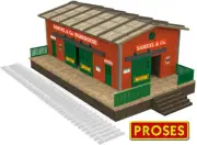 Bachmann 39118 HO Scale Warehouse With Motorized Doors