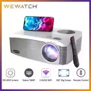 4K Projector 65000LMS 1080P 3D 5G WiFi Bluetooth Video Home Theater 250" Display