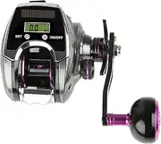 Labymos 6+1BB 8.0:1 Ratio Digital Display Baitcasting Reel with Solar Charging System High Speed Fishing Reel with Line Counter