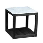 [Florabelle Living] Verona Marble Side Table Black