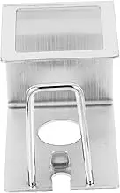 Alipis Bathroom Organizer Stainless Steel Wall Mounted Toothbrush Holder Razor Storage Multi Functional Toothbrush and Toothpaste Organizer for Efficient Space Management