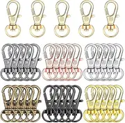 [yuksok] 35x Swivel Clasps Lanyard Snap Hooks Reusable Lobster Claw Clasp for Keychain Wallet Car Purse Backpacks Keyring Clothing Jewelry Craft