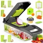 12In1 Food Vegetable Cutter Onion Fruit Dicer Chopper Veggie Slicer Kitchen Tool